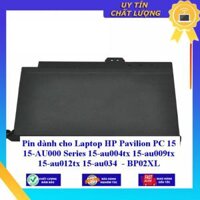 Pin dùng cho Laptop HP Pavilion PC 15 15-AU000 Series 15-au004tx 15-au009tx 15-au012tx 15-au034 - BP02XL - Hàng Nhập Khẩu New Seal