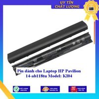 Pin dùng cho Laptop HP Pavilion 14-ab118tu Model KI04 - Hàng Nhập Khẩu New Seal