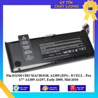 Pin dùng cho MACBOOK A1309 Pro 17 A1309 A1297, Early 2009, Mid 2010 - Hàng Nhập Khẩu New Seal