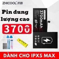 Pin Dung Lượng Cao Cho Ip Xsm / ipxsm 3700mAh Zhicool.Hàng Zin Nhập Khẩu Bảo Hành 6 Tháng 1 Đổi 1