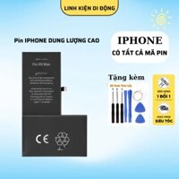 Pin Dung Lượng Cao Jufuxing Dành cho điện thoại Iphone 5s 6s 7g 15 14 12 13 xs max pro plus promax BH 3 năm.kho linh kên