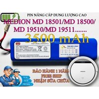 PIN DUNG LƯỢNG NÂNG CẤP CHO ROBOT HÚT BỤI MEDION MD 18501/MD 18500/ MD 19510/MD 19511 BẢO HÀNH 9 THÁNG