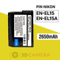 Pin EN-EL15 EN-EL15A cho Nikon D500 D600 D610 D750 D800 D810 D810A D850 D7100... Pin EN EL15A EL15 dung lượng cao