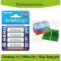 PIN ENELOOP AA 1900 Mah thế hệ 4 ( chuẩn 2100 lần sạc ) Tặng hộp đựng pin