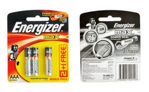 Pin Energizer Max AA E91BP2