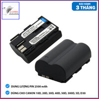 Pin for BP-511A dung lượng cao 2500mAh dành cho máy ảnh Canon 10D, 20D, 30D, 40D, 50D, 5D, 300D