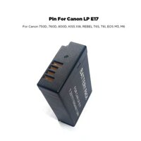 Pin For LP E17 sử dụng cho Canon 750D, 760D, 800D, KISS X8I, REBEL T6S, T6I, EOS M3, M6...