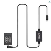 Pin giả Andoer PD Cáp USB Type-C sang DR-E17 Pin giả Bộ ghép DC LP-E17 Thay thế cho máy ảnh kỹ thuật số không gương lật Canon EOS M3 M5 M6 MallcenTOP1