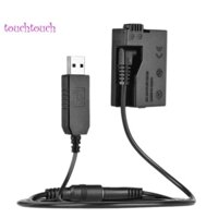 Pin giả DR-E8 có dây cáp dữ liệu USB dành cho máy ảnh Canon EOS 550D 600D 650D 700D DSLR
