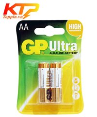 Pin GP AA Ultra alkaline vỉ 2 viên