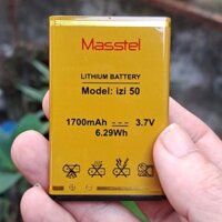 Pin hãng Masstel IZI 50,  Dung lượng chuẩn 1700 mAh .