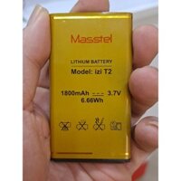 Pin hãng Masstel IZI T2,  Dung lượng chuẩn 1800 mAh