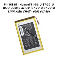 Pin HB3G1 Huawei T1-701U S7-301U BGO-DL09 BG2-U01 S7-701U S7-721U