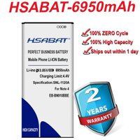 Pin HSABAT Samsung Galaxy Note 4 Sử dụng cho Note4 N910 Pin N910H N910A N910C N910F N910FQ N910X N910W N910T