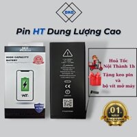 Pin HT Electronic dung lượng cao cho ip 5/5s/5se/6/6s/6plus/6splus/7/7plus/8/8plus/x/xs/xsmax/11/11pro/11promax