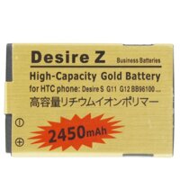 Pin HTC Desire S / Desire Z / G12 / S510e / G11 / BB9610 vàng 2450mAh