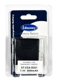 Pin i-Discovery CGA-DU21 Cho Panasonic NV-GS10, PV-GS50, GS250...