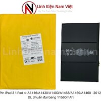 Pin IPad 3 / iPad 4 ( Dung lượng chuẩn đại bàng 11560mAh)