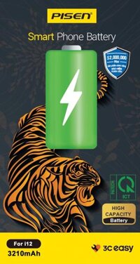 Pin iPhone 12/12 Pro Chính hãng Pisen (dung lượng cao 3210mAh)