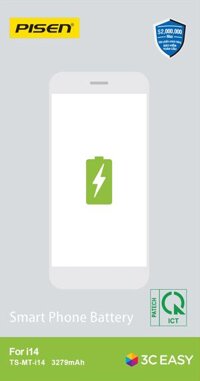Pin iPhone 14 Chính Hãng PISEN (Dung lượng chuẩn 3279mAh)