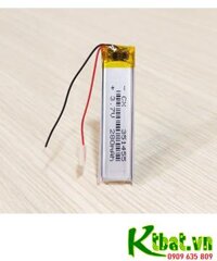 Pin iPod MP3 MP4 Pin sạc 3.7v Li-Polymer 351455 (với 280mAh, 3.5mmx14mmx55mm) /Đã gắn mạch sạc sẳn