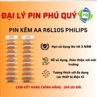 Pin kẽm AA Philips R6L10S Philips giá tốt (Vỉ 10 viên)