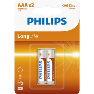 Pin Kẽm AAA Philips R03L2B