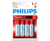 Pin không sạc Philips Alkaline 2A 1.5V (LR6P4B/97) - 4 viên