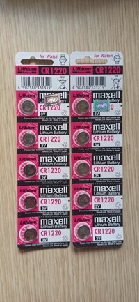 Pin khuy CR1220 Maxell
