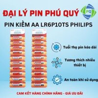 Pin kiềm Alkaline AA LR6P10TS Philips (Vỉ 10 viên)