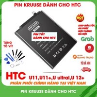 Pin Kruuse chính hãng dành cho HTC U11, HTC U11plus,HTC U12plus và HTC U Ultral,bảo hành 6 tháng