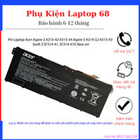 Pin Laptop Acer Aspire 3 A315-42 Swift 5 SF514-54, Spin 5 SP513-53, TravelMate Spin B1 B118, P2 TMP214-51, TMP215-51 zin