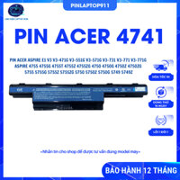 Pin laptop Acer Aspire E1, V3, V3-471G, V3-551G, V3-571G, V3-731, V3-771, V3-771G, Pin Acer 4741, 4771, 4551,4738, 5741