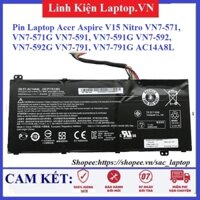 Pin Laptop Acer Aspire V15 Nitro VN7-571, VN7-571G VN7-591, VN7-591G VN7-592, VN7-592G VN7-791, VN7-791G AC14A8L