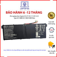 Pin Laptop Acer Aspire V3-371 E3-111 ES1-512 Type AC14B8K AC14B3K 48W New