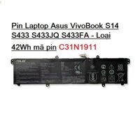 Pin Laptop Asus VivoBook S14 S433 S433JQ S433FA S13 S333 - S333J S333JA - Mã Pin C31N1905 Loại 52WH Hàng mới full box