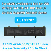 Pin Laptop B31N1707 Dành Cho ASUS VivoBook 14 S14 X411U X411UA X411UN X411UF X411UQ S410UN S410UQ S4100V S4100VN S4200U
