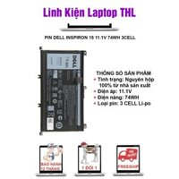 Pin Laptop Dell Inspiron 15 7000 7559 7557 7567 7566 5576 5577 357F9 - BH 12 THÁNG - LỖI ĐỔI MỚI