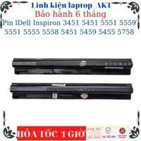 Pin laptop Dell Inspiron 3451 5451 5551 5559 5551 5555 5558 5451 5459 5455 5758- Dell M5Y1K-40Wh