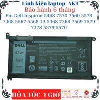 Pin Laptop Dell Inspiron 7570 7560 5578 7368 5567 5568 13 5368 7368 7569 7579 7378 5379 5570-Pin WDX0R-42Wh