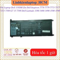 Pin laptop Dell Inspiron 7778 7779 7773 7577 7353 7588 G7 15 7588 Dell Latitude 3380 3480 3490 3580 3590-Pin 33YDH