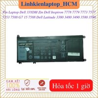 Pin Laptop Dell Inspiron 7779 7778  7773 7588 7577 7353 G7 15 7588 Dell Latitude 3380 3480 3490 3580 3590-Pin Dell 33YDH