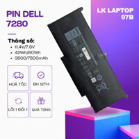 Pin laptop Dell Latitude 7280 7290 7390 7480 7480 E7280 E7390 E7480 E7490 DJ1J0 DM6WC 2X39G F3YGT