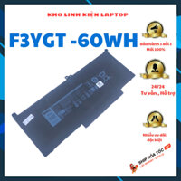 Pin Laptop Dell Latitude 7280 7290 7390 7480 E7280 E7390 E7480 E7490 F3YGT - BẢO HÀNH 06 THÁNG