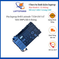 Pin laptop Dell Latitude 7350 GWV47 0GWV47 MN791 YX81V 3WKT0 0MN791 271J9 NGẮN 30WH ZIN 3 CELL Mới 100%