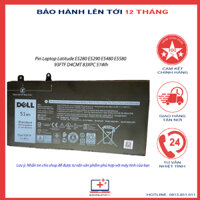 Pin Laptop Dell Latitude E5280 E5290 E5480 E5580 93FTF D4CMT 83XPC 51Wh Mới