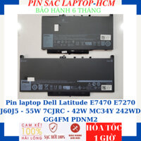 Pin laptop Dell Latitude E7470 E7270 J60J5 - 55W 7CJRC - 42W MC34Y 242WD GG4FM PDNM2