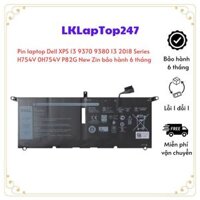 Pin laptop Dell XPS 13 9370 9380 13 2018 Series  H754V 0H754V P82G New Zin bảo hành 6 tháng