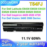 Pin Laptop DODOMORN T54FJ Dành Cho Dell Latitude E6430 E6530 E6420 E6520 Inspiron 4420 7420 7520 Vostro 3460 3560 60Wh 1
