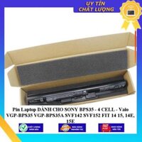 Pin Laptop dùng cho SONY BPS35 - 4 CELL - Vaio VGP-BPS35 VGP-BPS35A SVF142 SVF152 FIT 14 15 14E 15E - Hàng Nhập Khẩu MIBAT668